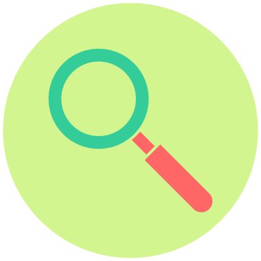 Büyütüyorum. Web simgesi basit tasarım