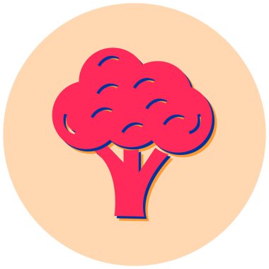 Ağaç. Web simgesi basit illüstrasyon