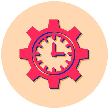 zaman yönetimi vektör simgesi