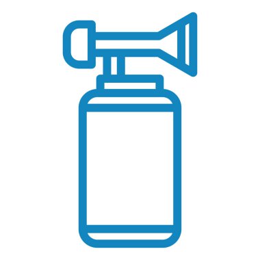 Su püskürtme ikonu. Web için gaz söndürücü vektör çizgisi simgelerinin özet çizimi