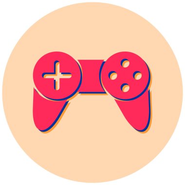 Joystick. Web simgesi vektör illüstrasyonu