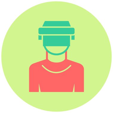 Hokey oyuncusu. Web simgesi basit illüstrasyon