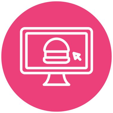 seo modern simgesinin vektör illüstrasyonu