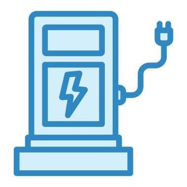 Modern simge vektör illüstrasyonunu şarj et