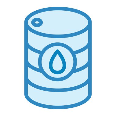 Petrol varili ikonu. vektör illüstrasyonu