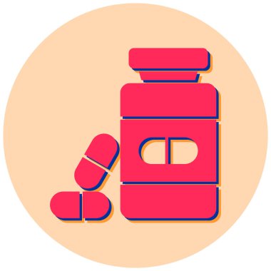 Haplar. Web simgesi basit illüstrasyon