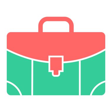 evrak çantası ikonu vektör illüstrasyonu