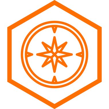 Pusula simgesi vektör resimlemesi