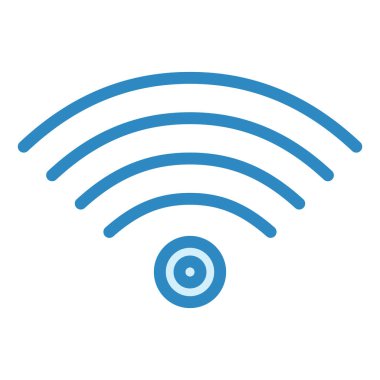 Bağlandı. Web simgesi basit illüstrasyon 