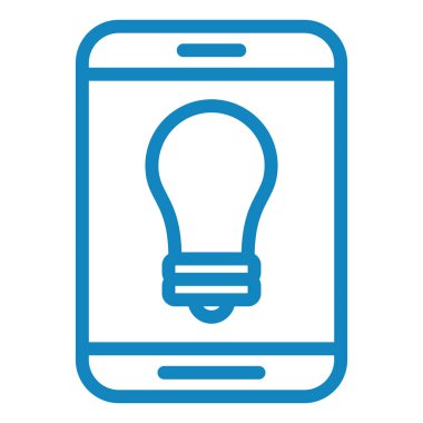 Cep telefonu. Web simgesi basit tasarım