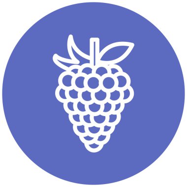 üzüm modern simgesi vektör illüstrasyonu