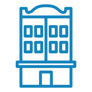 Bina. Web simgesi basit tasarım