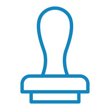 mühür simgesi, vektör illüstrasyonu