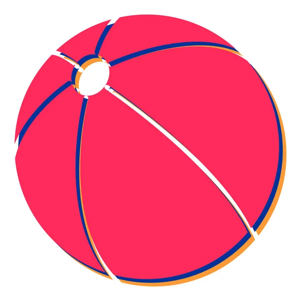 Vector Illustration Modern Ball Icon — Vector de stock