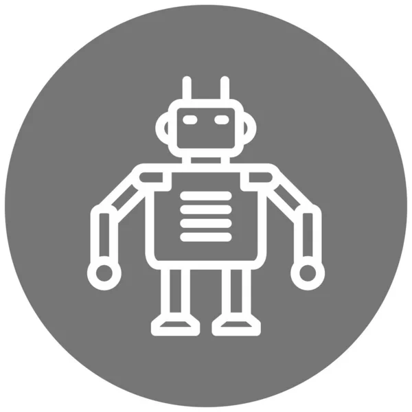 Εικονίδιο Ρομπότ Διανυσματική Απεικόνιση — Διανυσματικό Αρχείο