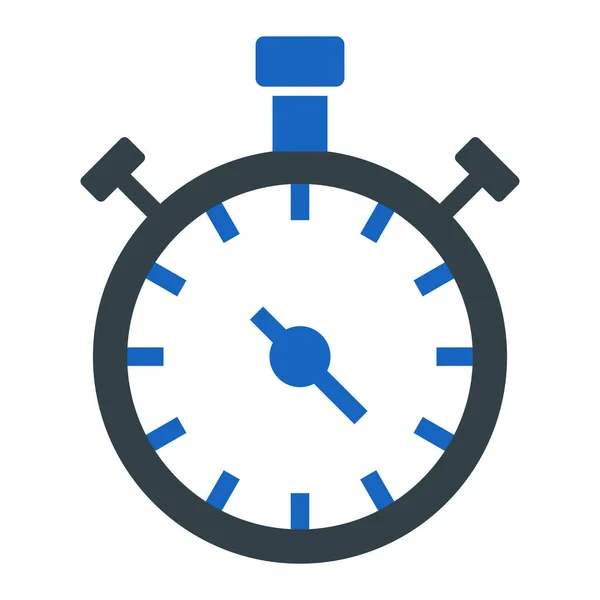 Stopwatch Icono Vector Ilustración — Archivo Imágenes Vectoriales