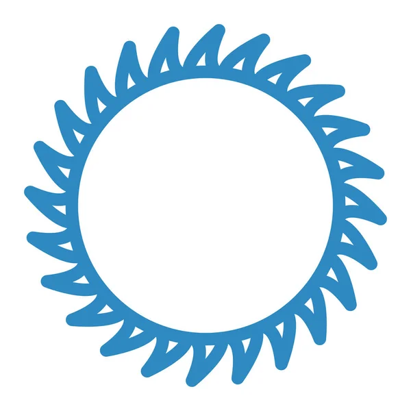 Sonnensymbol Einfache Illustration Von Blumenvektorsymbolen Für Das Web — Stockvektor