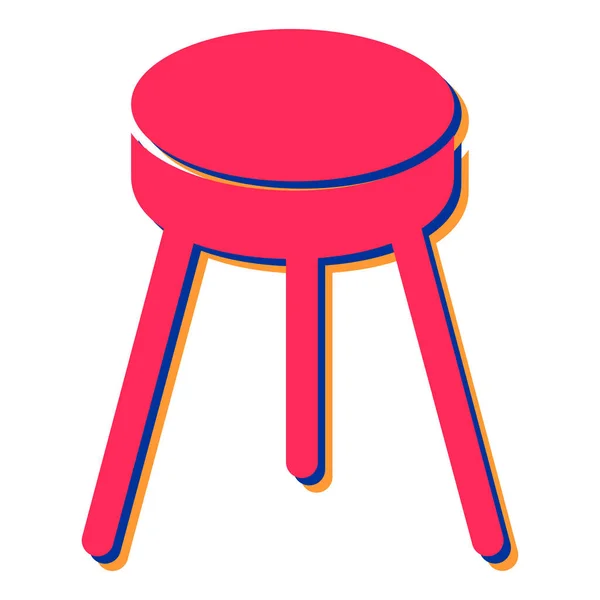 Illustration Vectorielle Icône Une Table Unique — Image vectorielle