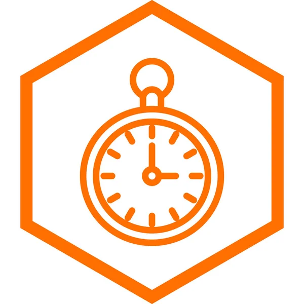 Ilustración Vectorial Icono Reloj — Vector de stock