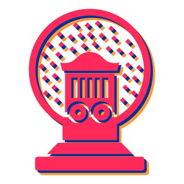 Vektör illüstrasyonu, simge ögesi arkaplanı