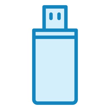 usb flash disk vektör illüstrasyonu