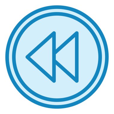 Geriye dönük modern simge vektör çizimi  