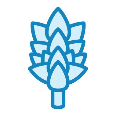 Enginar simgesi vektör illüstrasyonu 