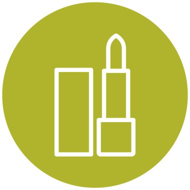 Ruj izi. Web simgesi basit illüstrasyon