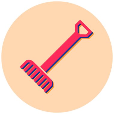 Kürek. Web simgesi basit tasarım