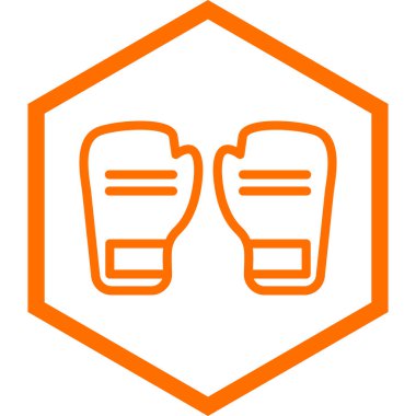 Turuncu çizgi yüzme ikonu beyaz arka planda izole edilmiş. vektör illüstrasyonu