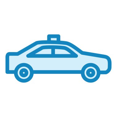 Taksiyle. Web simgesi basit illüstrasyon 