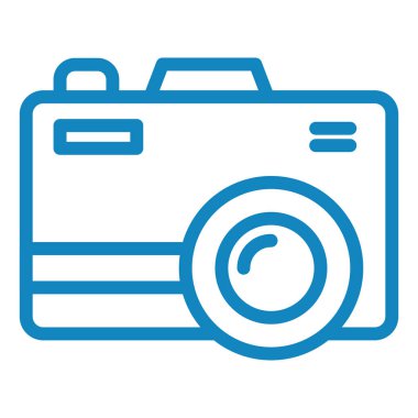 Kamera. Web simgesi basit illüstrasyon