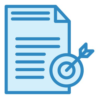 Belge. Web simgesi basit illüstrasyon