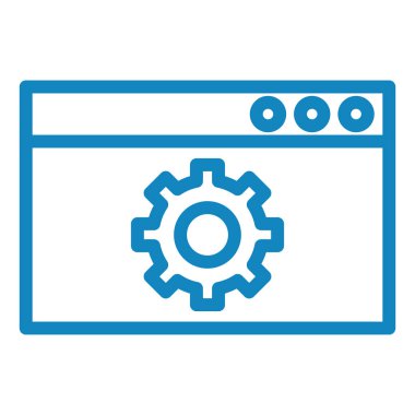 Ayarlama. Web simgesi basit illüstrasyon