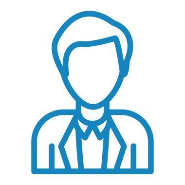 man simgesi vektör illüstrasyonu