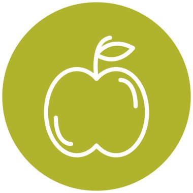 Apple modern simge vektör illüstrasyonu