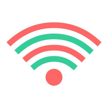 wifi simgesi vektör illüstrasyonu