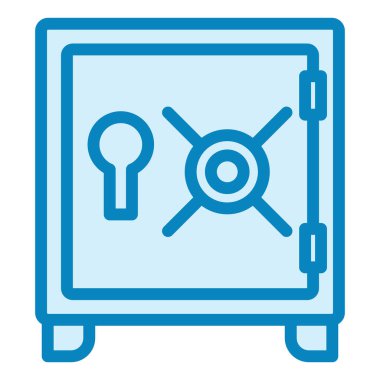 Kasa modern simge vektör illüstrasyonu 