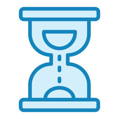 Kum saati. Web simgesi basit tasarım