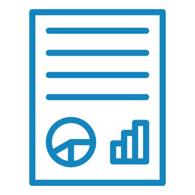 Belge. Web simgesi basit illüstrasyon