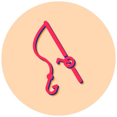 Bir bıçak simgesinin vektör illüstrasyonu