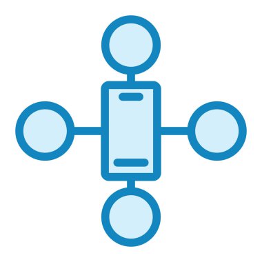 Mobil Pazarlama simgesinin vektör çizimi