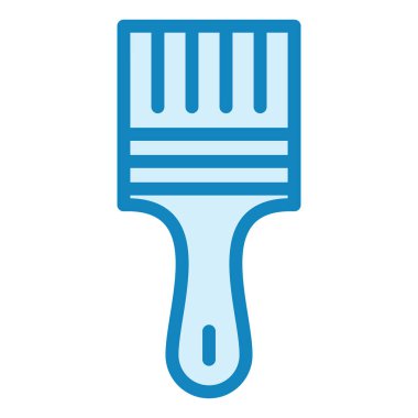 boya fırçası ikonu. vektör illüstrasyonu
