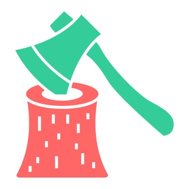 Balta. Web simgesi basit illüstrasyon