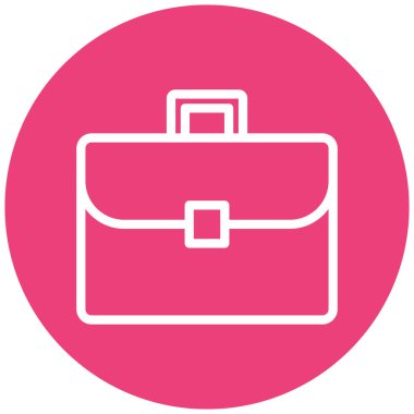 evrak çantası modern simge vektör illüstrasyonu