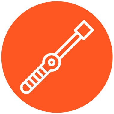 Modern oto tamir simgesinin vektör illüstrasyonu