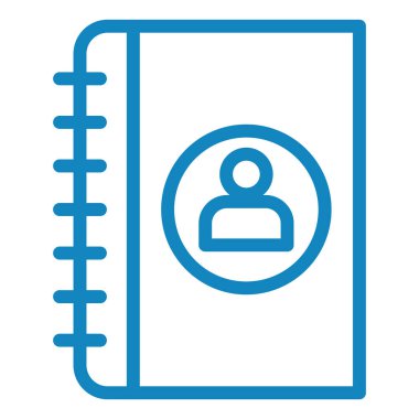 Kitap. Web simgesi basit illüstrasyon