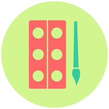 suluboya simgesinin vektör illüstrasyonu