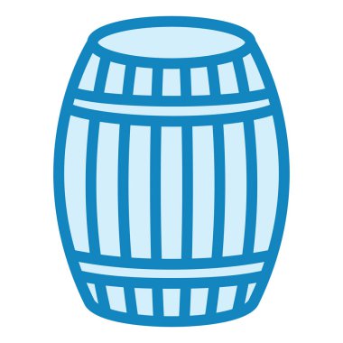 Fıçı. Web simgesi basit illüstrasyon