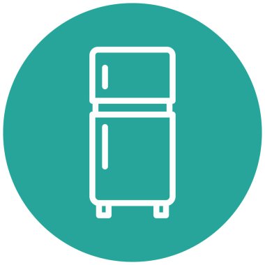 buzdolabı vektör simgesi modern basit tasarım